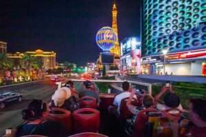 Recorrido nocturno por Las Vegas en autobús
