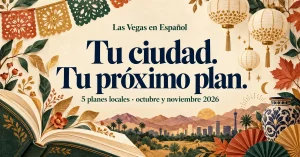 Ilustración editorial original con libros, faroles y papel picado: Tu ciudad. Tu próximo plan., cinco planes locales para octubre y noviembre de 2026.